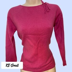 Cashmere Ann Taylor Pink long sleeve sweater